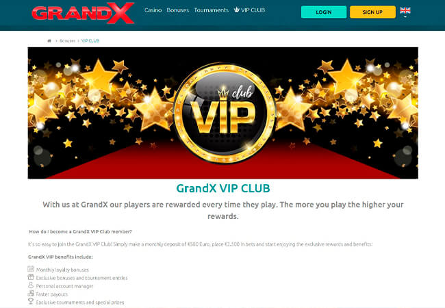 grandx us deposit 