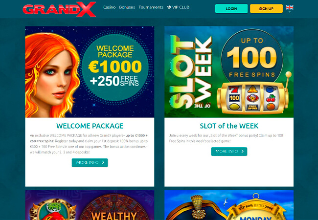 grandx online casino