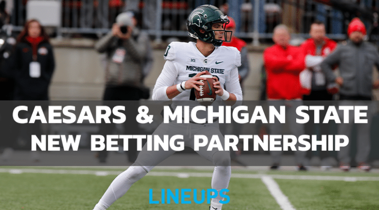 Caesars and Michigan St. Announce Sports Betting Partnership