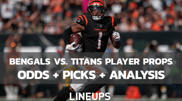 Cincinnati Bengals vs. Tennessee Titans Player Props (1/22/22)