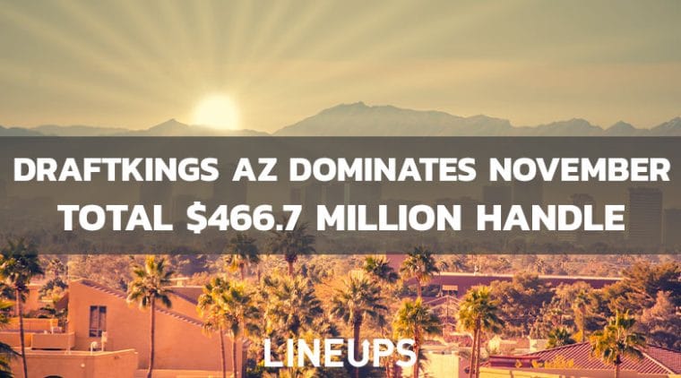 DraftKings Arizona Highlights $466.7 Million November Betting Handle