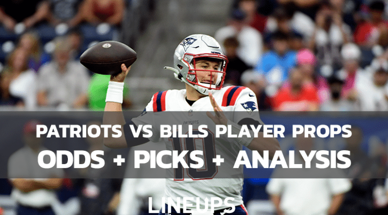 New England Patriots vs. Buffalo Bills Player Props (1/15/22)