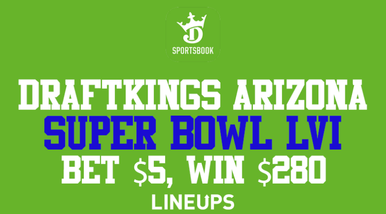 DraftKings Arizona Promo: $1,050 + 56/1 Super Bowl Bonus