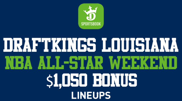 DraftKings Louisiana Promo Code: $1,050 NBA All-Star Weekend