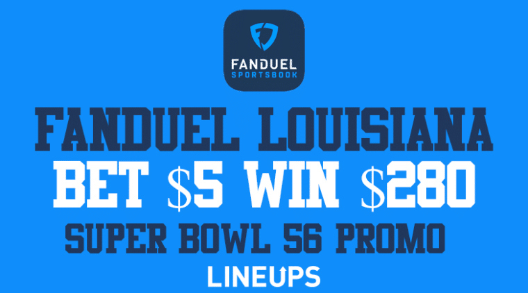 FanDuel Louisiana Promo Code: 56/1 Super Bowl Bonus Odds