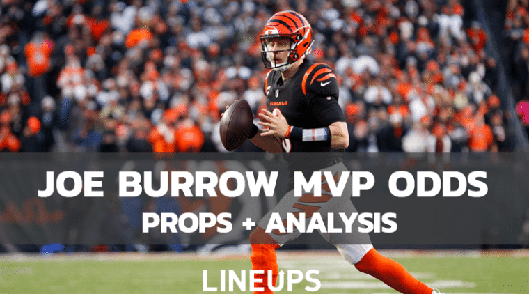 Joe Burrow Super Bowl 56 MVP Odds
