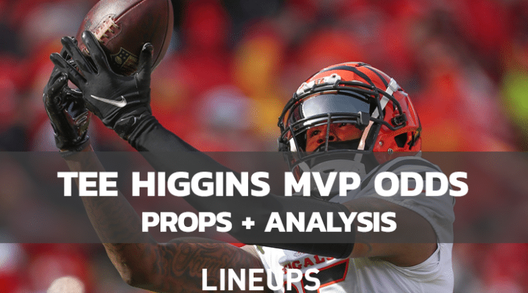 Tee Higgins Super Bowl 56 MVP Odds