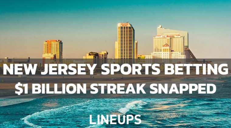 New Jersey's Five-Month $1 Billion Sports Betting Streak Snapped in February