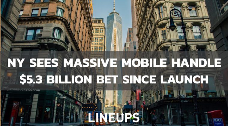 Mobile Sports Betting Hits $5 Billion Mark In New York