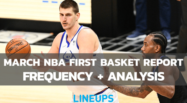 NBA First Basket Prop March Report: Team Frequency, Player Frequency, Best Bets, Future Players To Watch