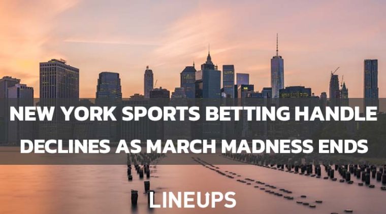 New York Sports Betting Handle Decreases 23.4% in Week Ending March 27