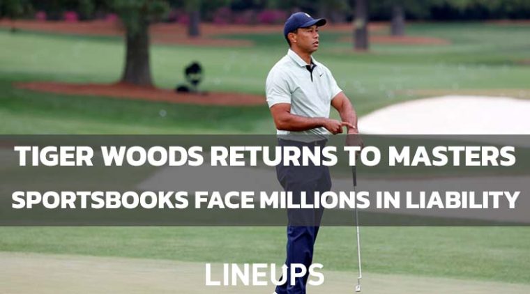 Sportsbooks Face "Biggest Liability on a Golfer Maybe in History" as Tiger Woods Makes Masters Return