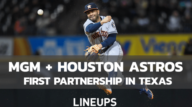 BetMGM Inks First Partnership in Texas With Houston Astros
