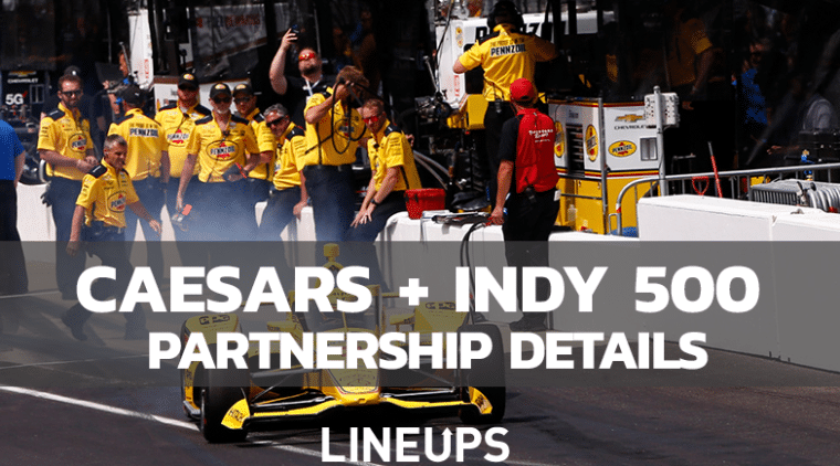 Caesars Sportsbook Teams Up With Indy 500