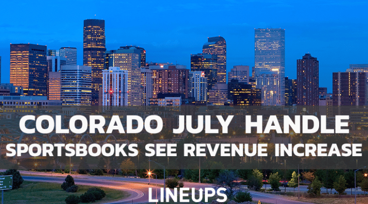 Colorado July Sports Betting Revenue Leaps Over June