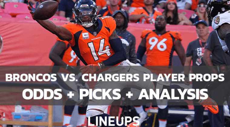 Denver Broncos Vs. Los Angeles Chargers NFL Player Props & Picks (10/17/22)
